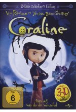Coraline 3D  [CE] [2 DVDs]  (+ 4 3D-Brillen) DVD-Cover