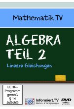 Mathematik.TV - Algebra Teil 2/Lineare Gleichungen DVD-Cover