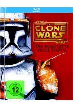Star Wars - The Clone Wars - Staffel 1  [3 BRs] Blu-ray-Cover