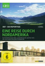 Eine Reise durch Nordamerika - 360° - GEO Reportage  [4 DVDs] DVD-Cover