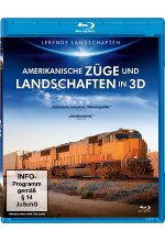 Amerikanische Züge und Landschaften in 3D Blu-ray 3D-Cover