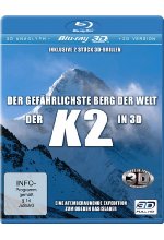 Der gefährlichste Berg der Welt - Der K2 in 3D  (inkl. 2D/anaglyphe 3D-Version) (+ 2 3D-Brillen) Blu-ray 3D-Cover