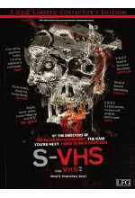 S-VHS - V/H/S 2 - Uncut  [LCE] (+ DVD) - Mediabook Blu-ray-Cover