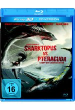 Sharktopus vs Pteracuda - Kampf der Urzeitgiganten  (inkl. 2D-Version) Blu-ray 3D-Cover