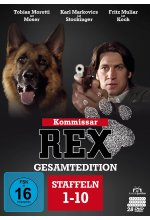 Kommissar Rex - Gesamtedition Staffeln 1-10 (Alle 119 Folgen) + Bonus-Disc (28 DVDs) (Fernsehjuwelen) DVD-Cover