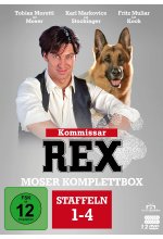 Kommissar Rex - Moser Komplettbox (Alle 4 Staffeln mit Tobias Moretti) (12 DVDs) (Fernsehjuwelen) DVD-Cover