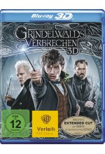Phantastische Tierwesen - Grindelwalds Verbrechen  (+ Blu-ray Extended Cut) Blu-ray 3D-Cover