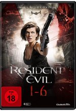 Resident Evil 1-6  [6 DVDs] DVD-Cover