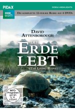 Die Erde lebt (The Living Planet) / Die komplette 12-teilige Reihe von und mit Sir David Attenborough (Pidax Doku-Highli DVD-Cover