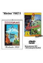 Aschenputtel DVD + Märchenkalender 2021 (A4 Wandkalender) DVD-Cover