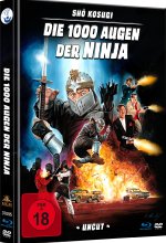 Die 1000 Augen der Ninja - Uncut Limited Mediabook (HD neu abgetastet)  (+ DVD) Blu-ray-Cover