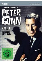 Peter Gunn, Vol. 1 / 25 Folgen der Kult-Krimiserie mit Craig Stevens (Pidax Serien-Klassiker)  [4 DVDs] DVD-Cover