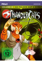ThunderCats - Die starken Katzen aus dem All, Vol. 3 / Weitere 33 Folgen der Kult-Serie (Pidax Animation)  [4 DVDs] DVD-Cover