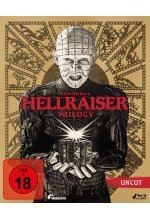 Hellraiser Trilogy (4 Blu-ray-Disc-Edition) (Uncut)  (+ Bonus-BR) [3 BRs] Blu-ray-Cover