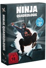 Ninja Quadrologie 1-4 Uncut Deluxe-Edition (Digipak im Schuber)  [4 BRs] Blu-ray-Cover