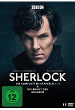 Sherlock - Die komplette Serie: Staffeln 1-4 & Die Braut des Grauens auf 11 DVDs LTD.  [11 DVDs] DVD-Cover