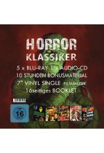 Horror-Klassiker Box - 5 Blu-rays + 1 Audio-CD + Vinyl 7 - Limited Edition 300 Stück -  DAS GRAB DER MUMIE / DRACULAS T Blu-ray-Cover