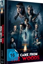 She came from the Woods - Uncut - Mediabook - Limited Edition  (Blu-ray+DVD) Blu-ray-Cover