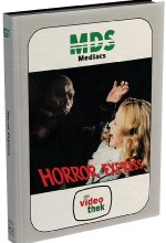 Horror Express - Mediabook - Cover A - Wattiert - Limited Edition  (Blu-ray+DVD) Blu-ray-Cover