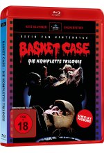 Basket Case 1-3 / 3 Filme auf 1 BD / Rote Blu-ray Box - Astro Design Blu-ray-Cover